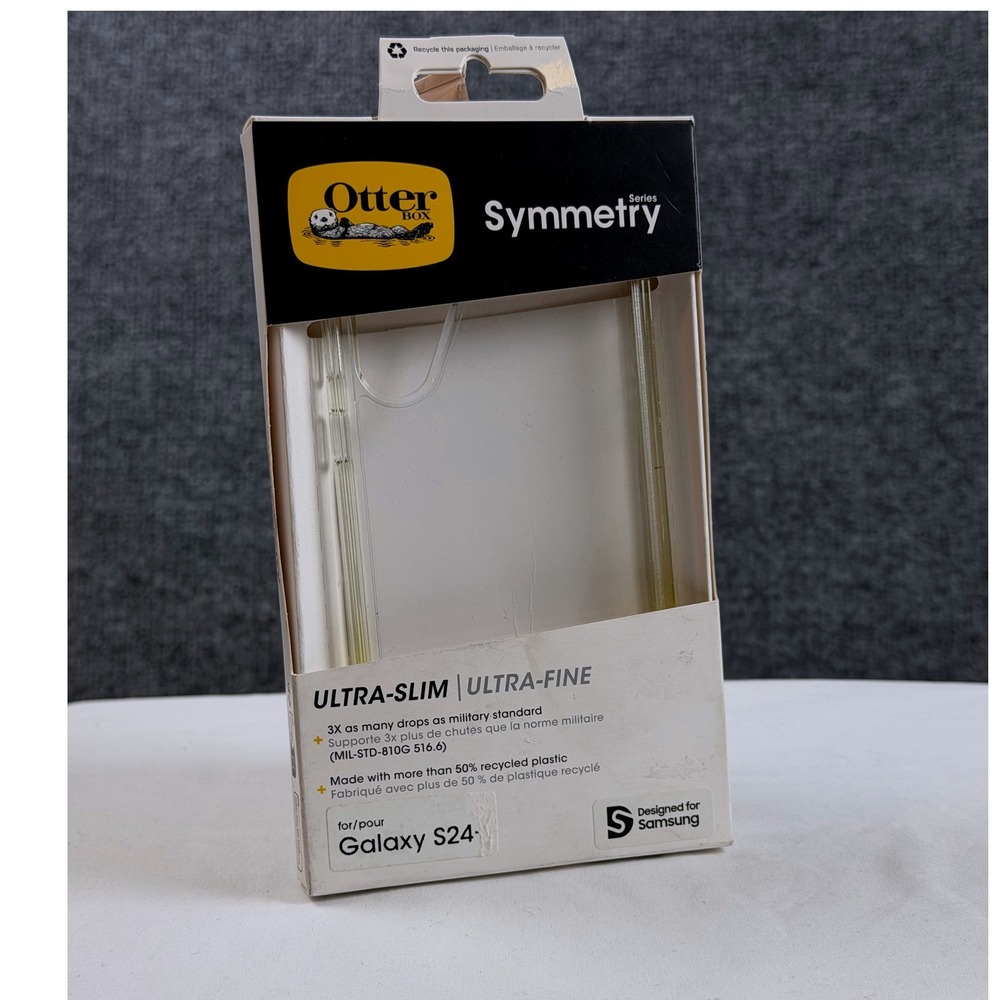 OtterBox Symmetry Case for Samsung Galaxy S24 Clear Ultra Slim Protective Cover